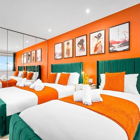 Top Floor City Centre Apartment - Sleeps 7 - 4 Beds - With Balcony And Parking - Smart Tv'S On Each Bedroom Wall - 5 Mins From Bullring, Selfridges, Moor Street Station - By Zena Stays Birmingham Exteriör bild
